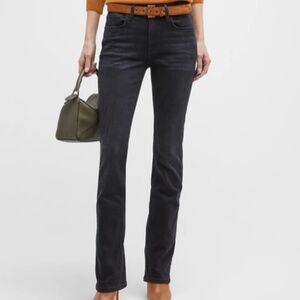 Lafayette 148 New York Kick Flare Mercer Jean Womens 31 Full Length Charcoal